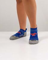 TCK socks SMU Mustangs Tour No Show Tab Socks - Made in USA