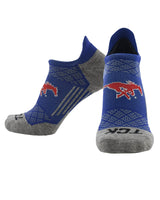 TCK socks SMU Mustangs Tour No Show Tab Socks - Made in USA