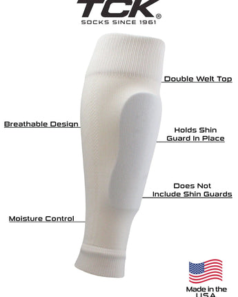 TCK socks Soccer Shin Guard Sleeves