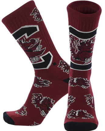 South Carolina Gamecocks Mayhem Crew Socks (Made in the USA)