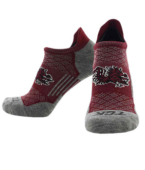 TCK socks South Carolina Gamecocks / Large South Carolina Gamecocks Tour No Show Tab Socks - Made in USA