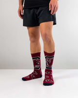 TCK socks South Carolina Gamecocks Mayhem Crew Socks (Made in USA)