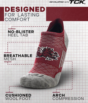 TCK socks South Carolina Gamecocks No Show Tour Socks