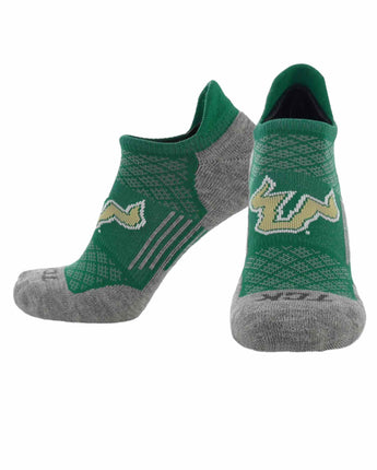 South Florida Bulls No Show Tour Socks - Made in USA