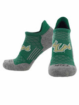 South Florida Bulls No Show Tour Socks - Made in USA