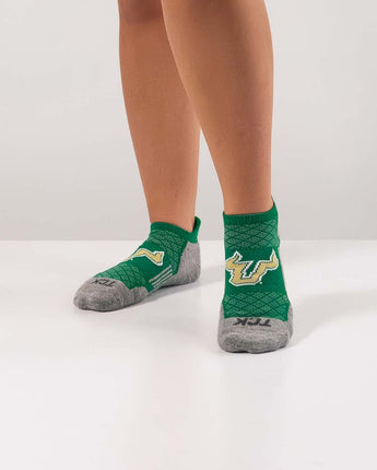 South Florida Bulls No Show Tour Socks - Made in USA