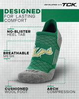 TCK socks South Florida Bulls No Show Tour Socks - Made in USA