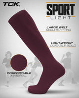 TCK socks Sport Light Team Uniform Tube Socks - Solid Colors by TCK
