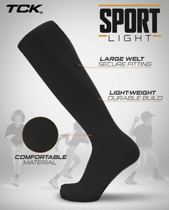 TCK socks Sport Light Team Uniform Tube Socks - Solid Colors by TCK