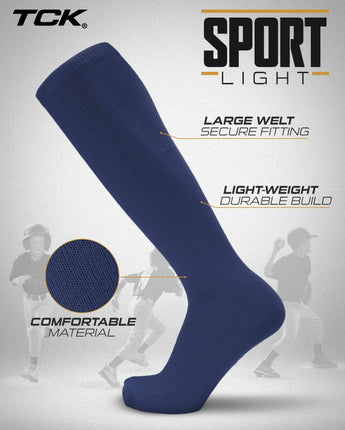 TCK socks Sport Light Team Uniform Tube Socks - Solid Colors by TCK