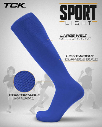 TCK socks Sport Light Team Uniform Tube Socks - Solid Colors by TCK