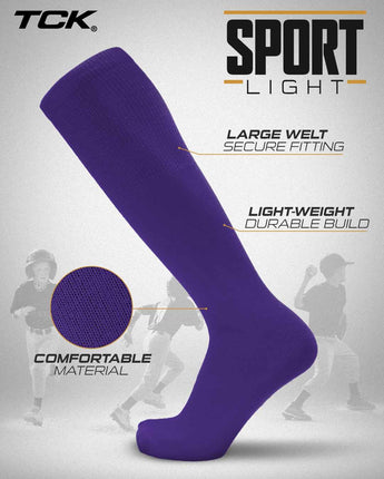 TCK socks Sport Light Team Uniform Tube Socks - Solid Colors by TCK