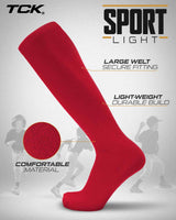 TCK socks Sport Light Team Uniform Tube Socks - Solid Colors by TCK
