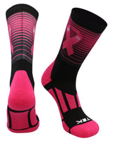 TCK socks Stripes Breast Cancer Awareness Crew Socks