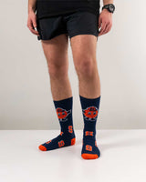 TCK socks Syracuse Orange Mayhem Crew Socks (Made in USA)