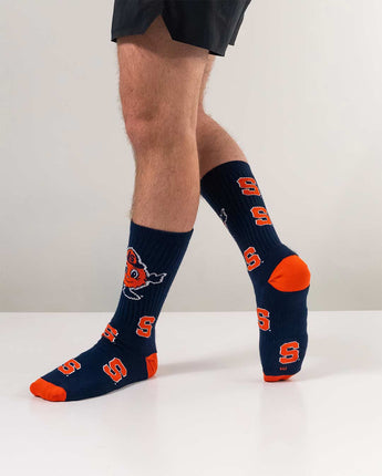 TCK socks Syracuse Orange Mayhem Crew Socks (Made in USA)