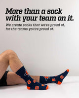TCK socks Syracuse Orange Mayhem Crew Socks (Made in USA)