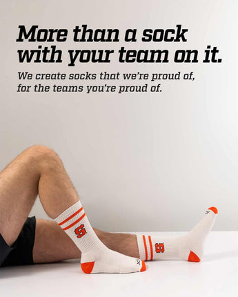 TCK socks Syracuse Orange | Vintage | NCAA Mens and Womens Soft Cotton Sock