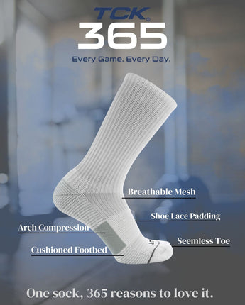 TCK socks TCK 365 Everyday Crew Socks For Men and Women - 3 Pairs