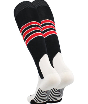 TCK socks TCK Baseball Stirrup Socks with Stripes Pattern D