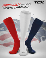 TCK socks TCK Dugout Over the Knee Socks For Baseball, Softball, Football Solid Team Colors