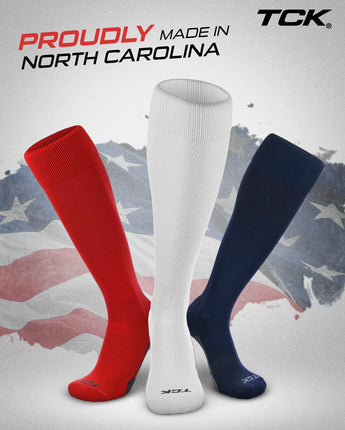 TCK socks TCK Dugout Over the Knee Socks For Baseball, Softball, Football Solid Team Colors