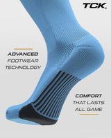 TCK socks TCK Dugout Over the Knee Socks For Baseball, Softball, Football Solid Team Colors
