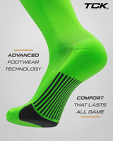 TCK socks TCK Dugout Over the Knee Socks For Baseball, Softball, Football Solid Team Colors
