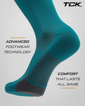 TCK socks TCK Dugout Over the Knee Socks For Baseball, Softball, Football Solid Team Colors