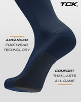 TCK socks TCK Dugout Over the Knee Socks For Baseball, Softball, Football Solid Team Colors