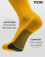 TCK socks TCK Dugout Over the Knee Socks For Baseball, Softball, Football Solid Team Colors