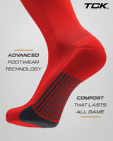 TCK socks TCK Dugout Over the Knee Socks For Baseball, Softball, Football Solid Team Colors
