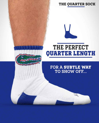 TCK socks TCK Florida Gators Quarter Socks - Made in USA