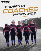 TCK socks TCK Freedom Dugout Stars and Stripes OTC Baseball & Softball Socks - USA Made