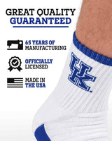 TCK socks TCK Kentucky Wildcats Quarter Socks - Made in USA