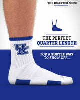 TCK socks TCK Kentucky Wildcats Quarter Socks - Made in USA