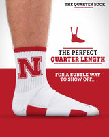 TCK socks TCK Nebraska Cornhuskers Quarter Socks - Made in USA