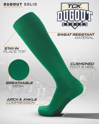TCK socks TCK Performance Baseball Socks Dugout Pattern A