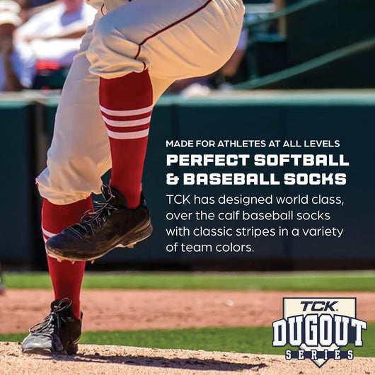 TCK socks TCK Performance Baseball Socks Dugout Pattern B