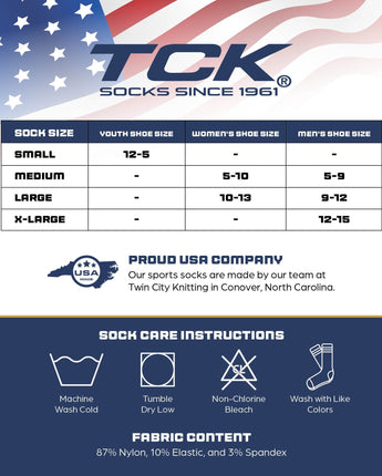 MadSportsStuff x TCK Made in USA Accent Trim Dugout Socks