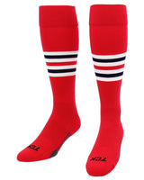 MadSportsStuff x TCK Made in USA Pro Multi-Stripe Dugout Socks