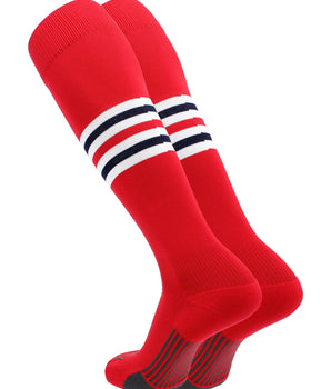 MadSportsStuff x TCK Made in USA Pro Multi-Stripe Dugout Socks