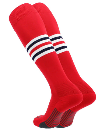MadSportsStuff x TCK Made in USA Pro Multi-Stripe Dugout Socks