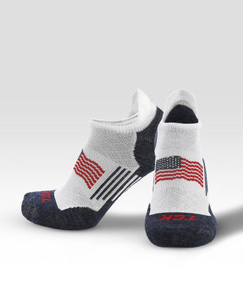 TCK socks TCK Tour USA Golf Socks Men's and Women's No Show Tab