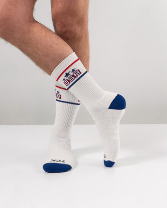 TCK socks TCK Vintage USA Crew Socks For Men and Women