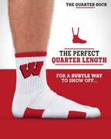 TCK socks TCK Wisconsin Badgers Quarter Socks - Made in USA
