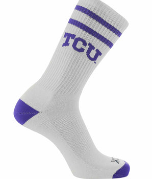 TCK socks TCU Horned Frogs / Large TCU Horned Frogs | Vintage | NCAA Mens and Womens Soft Cotton Sock