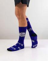 TCK socks TCU Horned Frogs Mayhem Crew Socks (Made in USA)