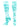 TCK socks Teal/White / Small Tie Dye Multisport Tube Socks