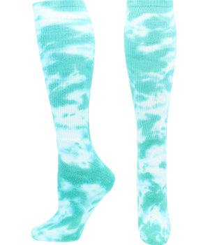 TCK socks Teal/White / Small Tie Dye Multisport Tube Socks